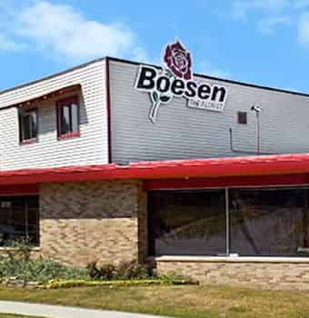 Boesen, a florist located in Des Moines, Iowa